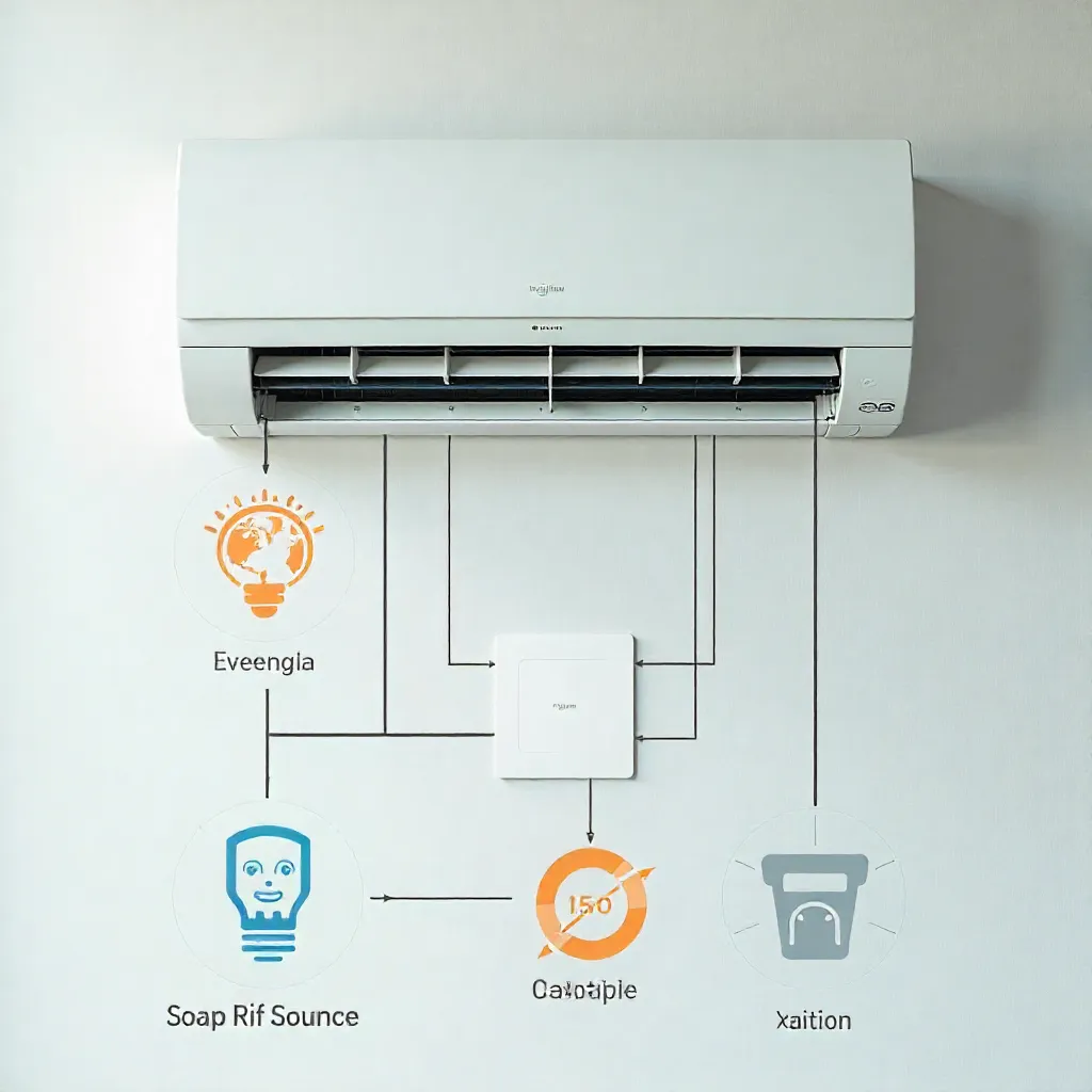 Smart vents and airflow routing diagram